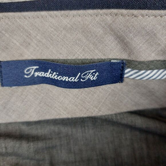 Lands End Men's 42R (39x31) 2 Piece Wool Blend Suit Navy Blue Traditional Fit - Picture 15 of 15